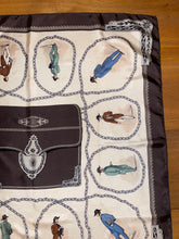 Load image into Gallery viewer, Special edition Hermes Silk Twill Scarf «Les banquiers » by Hugo Grykar