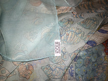 Load image into Gallery viewer, Hermes Silk Mousseline Shawl “Rencontre Ocean” 140