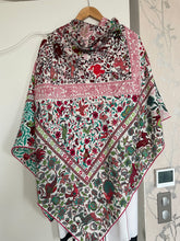 Load image into Gallery viewer, Hermes Cashmere and Silk GM Shawl «Jardins de Soie» by Christine Henry 140.