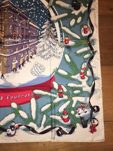 HERMÈS Silk Scarf “Noël Au 24 Faubourg” by Dimitri Rybaltchenko.