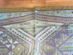 Hermes Silk Mousseline GM Shawl “Ors Bleus d'Afrique” by Zoe Pauwels 140