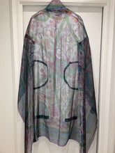 Load image into Gallery viewer, Hermes Silk Mousseline GM Shawl “Peuple Du Vent” by Christine Henry 140.