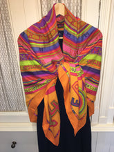 Load image into Gallery viewer, Hermes Cashmere and Silk GM Shawl “TOHU-BOHU” by Claudia Stuhlhofer-Mayr 140.