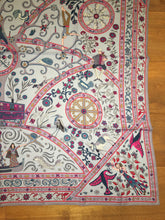 Load image into Gallery viewer, Hermes Cashmere and Silk GM Shawl “Peuple Du Vent” by Christine Henry 140
