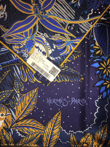 Hermes Silk Scarf “Wild Singapore“ by Alice Shirley