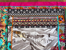 Load image into Gallery viewer, Hermes Silk Twill Scarf “La Femme aux Semelles de Vent” by Aline Honoré.
