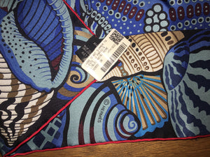 Hermes Silk Plume GM Shawl “Sieste Au Paradis” 140