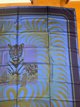 Load image into Gallery viewer, Hermes Silk Dip Dye GM Shawl “Tigre Royal” 140.
