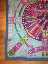 Load image into Gallery viewer, Rare beautiful Hermes Cashmere/Silk Shawl “Ceintures et Liens” by Toutsy 140