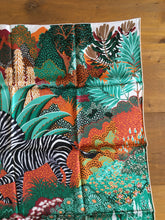 Load image into Gallery viewer, Hermes Silk Twill Scarf “Mountain Zebra” by Alice Shirley.