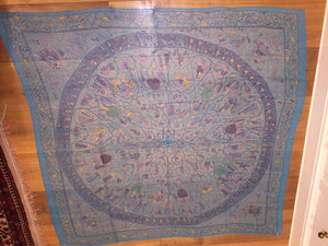 Hermes Silk Mousseline Shawl “Lalbhai” by Michel Duchene 140