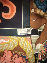 Load image into Gallery viewer, Hermes Silk Twill Scarf “Duo Cosmique” by Kohei Kyomori.