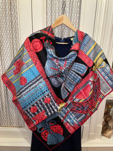 Load image into Gallery viewer, Hermes Silk Scarf “Parures de Samourais” by Aline Honoré.