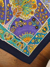 Load image into Gallery viewer, Hermes Cashmere and Silk GM Shawl “Au Pays des Oiseaux Fleurs” by Christine Henry 140