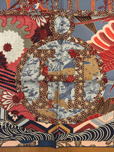 Load image into Gallery viewer, Hermes Silk Scarf “Ex Libris En Kimonos&quot; by Anamorphee