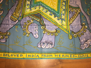 Hermes Cashmere/Silk Shawl “Beloved India” 140