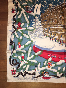 HERMÈS Silk Scarf “Noël Au 24 Faubourg” by Dimitri Rybaltchenko.