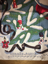 Load image into Gallery viewer, HERMÈS Silk Scarf “Noël Au 24 Faubourg” by Dimitri Rybaltchenko.