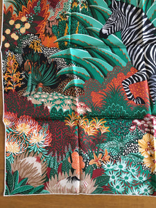 Hermes Silk Twill Scarf “Mountain Zebra” by Alice Shirley.