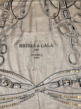 Load image into Gallery viewer, Hermès Brides de Gala Cashmere/Silk Precieux with Sterling silver sequins &amp; beads shawl 140