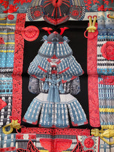 Load image into Gallery viewer, Hermes Silk Scarf “Parures de Samourais” by Aline Honoré.