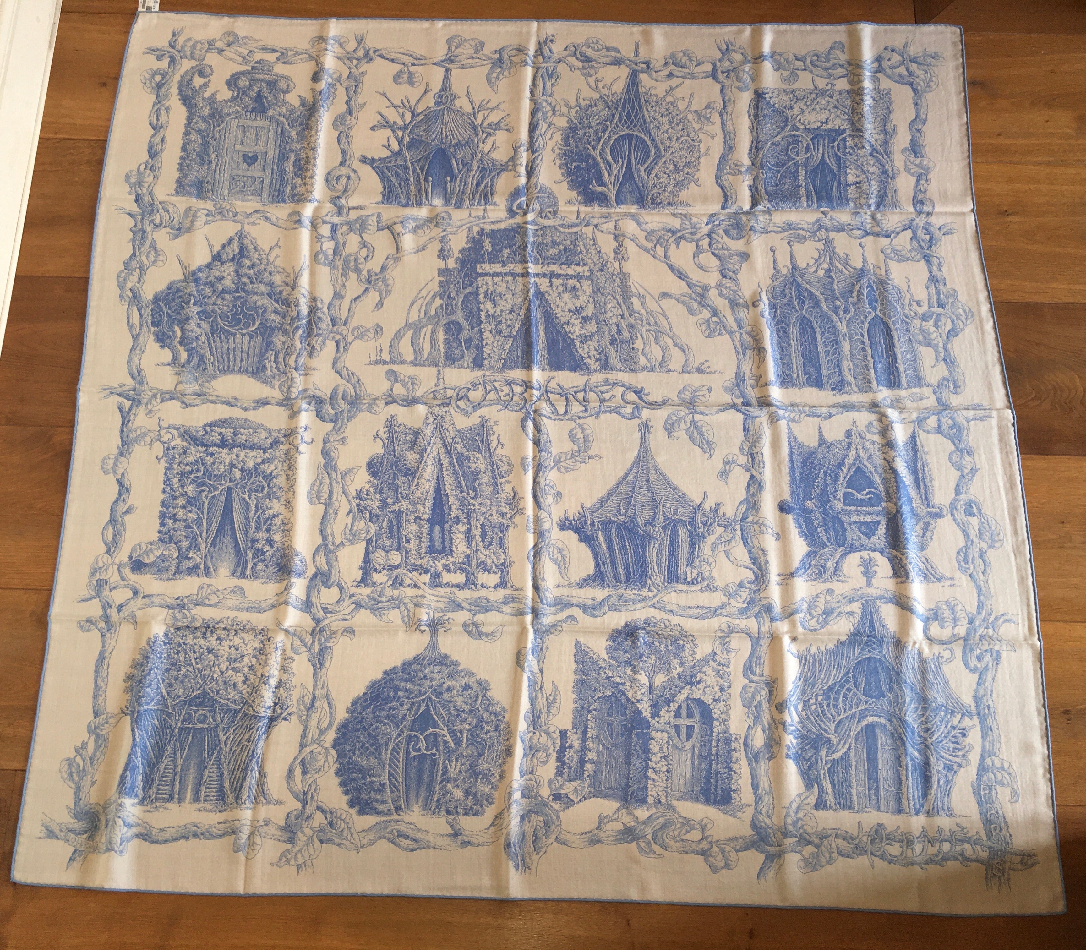 Hermes les cabanes shawl Clearance