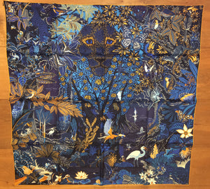 Hermes Silk Scarf “Wild Singapore“ by Alice Shirley