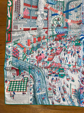 Load image into Gallery viewer, Hermes Silk Scarf “Le Grand Prix Du Faubourg” by Ugo Gattoni.