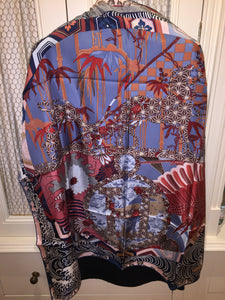 Hermes Silk Scarf “Ex Libris En Kimonos" by Anamorphee