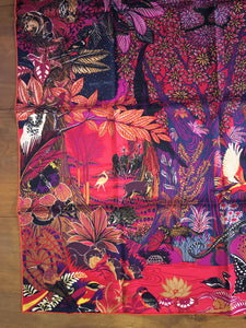 Hermes Silk Scarf “Wild Singapore“ by Alice Shirley