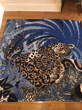 Load image into Gallery viewer, Hermes Cashmere/Silk Shawl “Jaguar Quetzal” by Alice Shirley 140