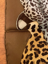 Load image into Gallery viewer, Hermès Silk Scarf « Lazy Leopardesses » by Arlette Ess.