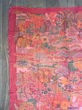 Load image into Gallery viewer, Hermes Silk Mousseline GM Shawl «URASHIMA TARO» by Natsuno Hidaka 140.