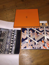 Load image into Gallery viewer, Hermes Silk Scarf “La Femme aux Semelles de Vent” by Aline Honore
