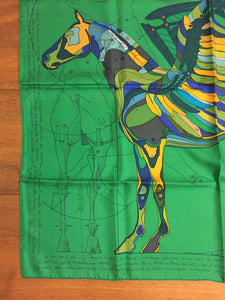 Hermes Silk Scarf “Pegase d’Hermes”
