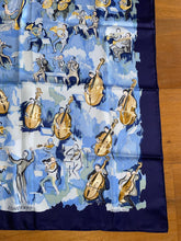 Load image into Gallery viewer, Hermes Silk Scarf “Concerto” Louis Clerc.