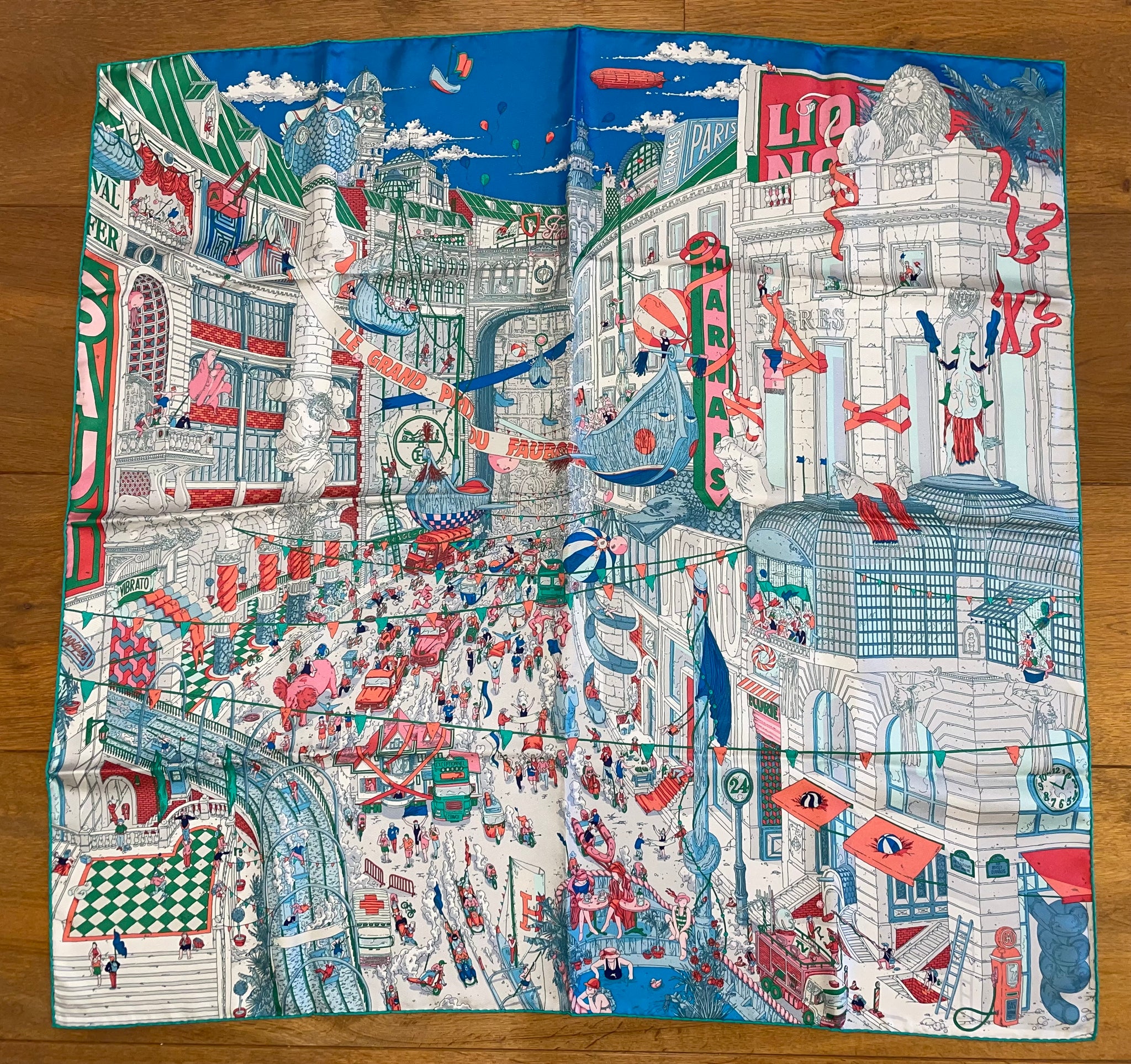 Hermes grand prix scarf Clearance