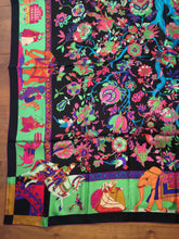 Load image into Gallery viewer, Hermes Summer Silk GM Shawl “Fantaisies indiennes” by Loïc Dubigeon 140.