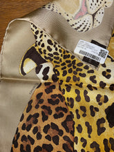 Load image into Gallery viewer, Hermès Silk Scarf « Lazy Leopardesses » by Arlette Ess