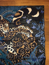 Load image into Gallery viewer, Hermes Silk Twill Scarf “Jaguar Quetzal” by Alice Shirley.
