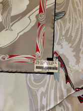 Load image into Gallery viewer, Hermes Silk Scarf “De la Mer au Ciel” by Laurence Bourthoumiex, also known as &quot;TOUTSY&quot;.
