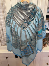 Load image into Gallery viewer, Hermes Cashmere and Silk GM Shawl “Ombres et Lumieres” by Annie Faivre 140.