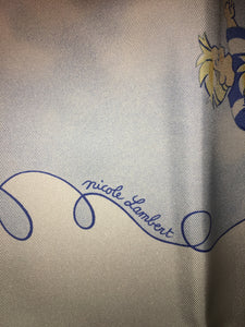 Hermès Silk Twill Scarf « Les Triples » by Nicole Lambert