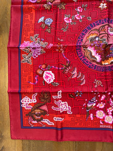 Hermes Silk Twill Scarf “Turandot” by Natsuno Hidaka.