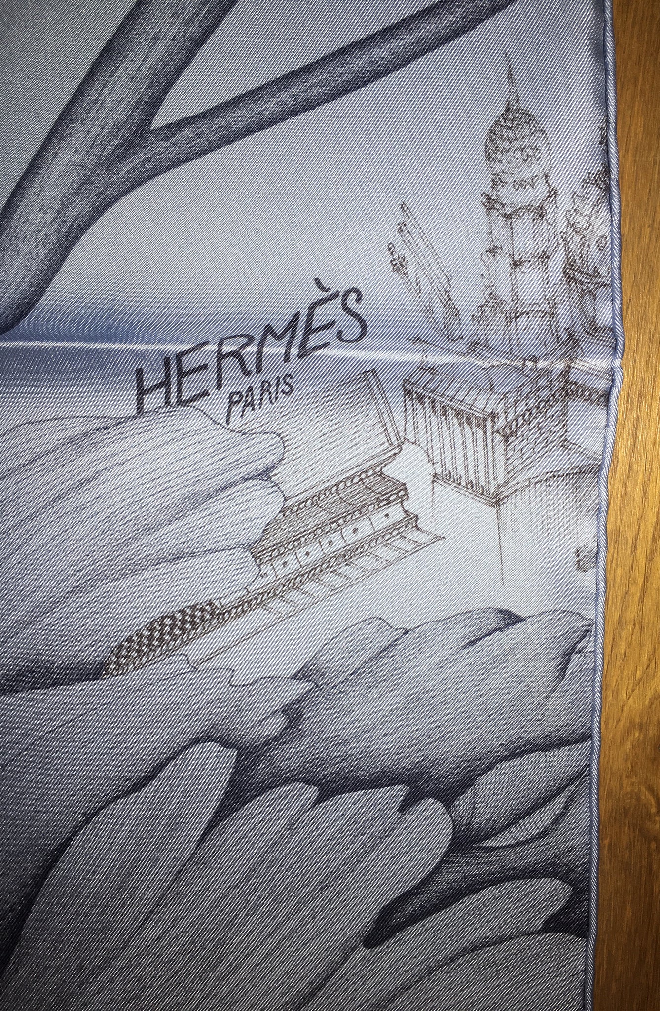 Hermes Silk Scarf A l'Ombre des Pivoines. Designed by Octave Marsal/ –  Hermes Emporium