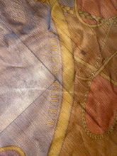 Load image into Gallery viewer, Hermes Silk Mousseline GM Shawl “COUP DE FOUET” designed by Florence Malnik 140.
