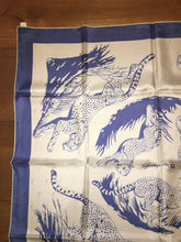 Load image into Gallery viewer, Hermes Silk Jaquard Scarf “Guepards” by Robert Dallet.