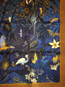 Hermes Silk Scarf “Wild Singapore“ by Alice Shirley