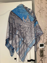 Load image into Gallery viewer, Hermes Cashmere/Silk GM Shawl “Acte III, Scene I, La Clairiere» by Edouard Baribeaud 140.