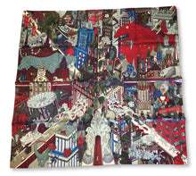 Load image into Gallery viewer, Hermes Silk Scarf « Animapolis » by Jan Bajtlik